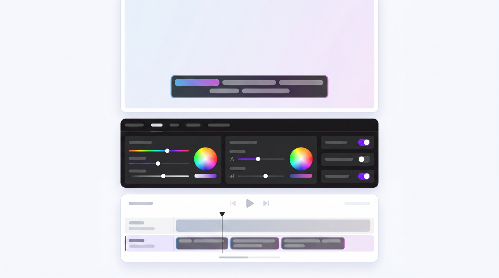 Captions AI editing features